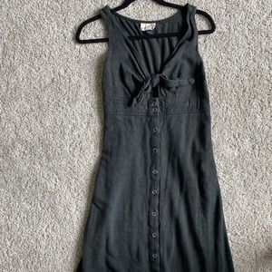 Small Universal Thread Tie Front Midi Dress